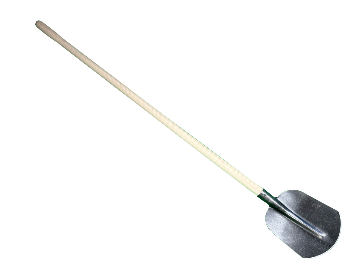 Holland scoop shovel large with 130cm straight handle